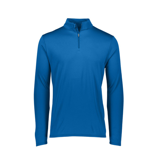 [FTLQFLRY-FAXS-LOGO1] Ladies Flex-Lite 1/4 Zip Shirt (Female Adult XS, Royal, Logo 1)