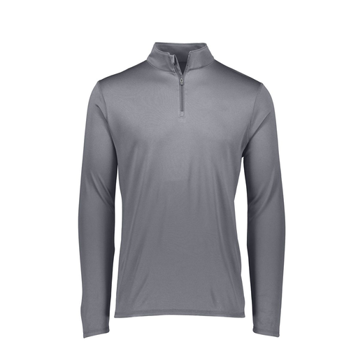 [FTLQFLGY-FAXS-LOGO1] Ladies Flex-Lite 1/4 Zip Shirt (Female Adult XS, Gray, Logo 1)