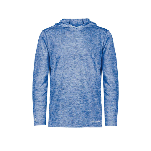 [FOLHCGRY-YS-LOGO3] Decker Youth Charge Hoodie (Youth S, Royal, Logo 3)