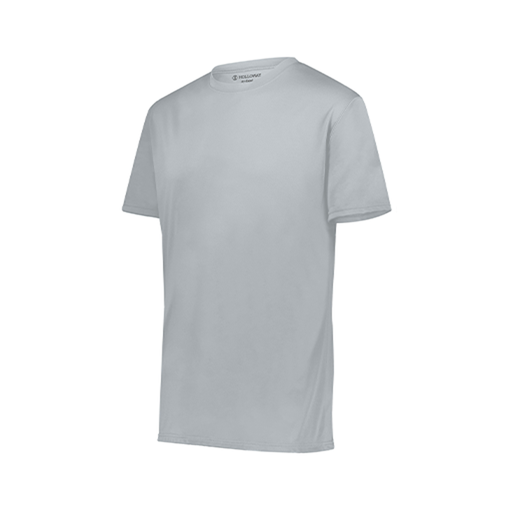 [222818.099.S-LOGO2] Men's Movement Dri Fit Shirt (Adult S, Silver, Logo 2)