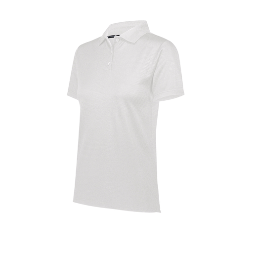 [222768.005.XS-LOGO1] Ladies Prism Polo (Female Adult XS, White, Logo 1)