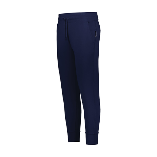 [222799.065.XS-LOGO3] LADIES VENTURA SOFT KNIT JOGGER (Female Adult XS, Navy, Logo 3)