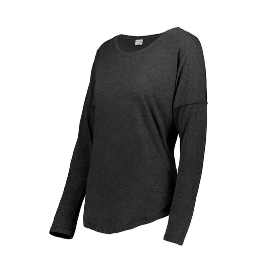 [FTLCUBBK-FAXS-LOGO2] Ladies LS Ultra-blend T-Shirt (Female Adult XS, Black, Logo 2)